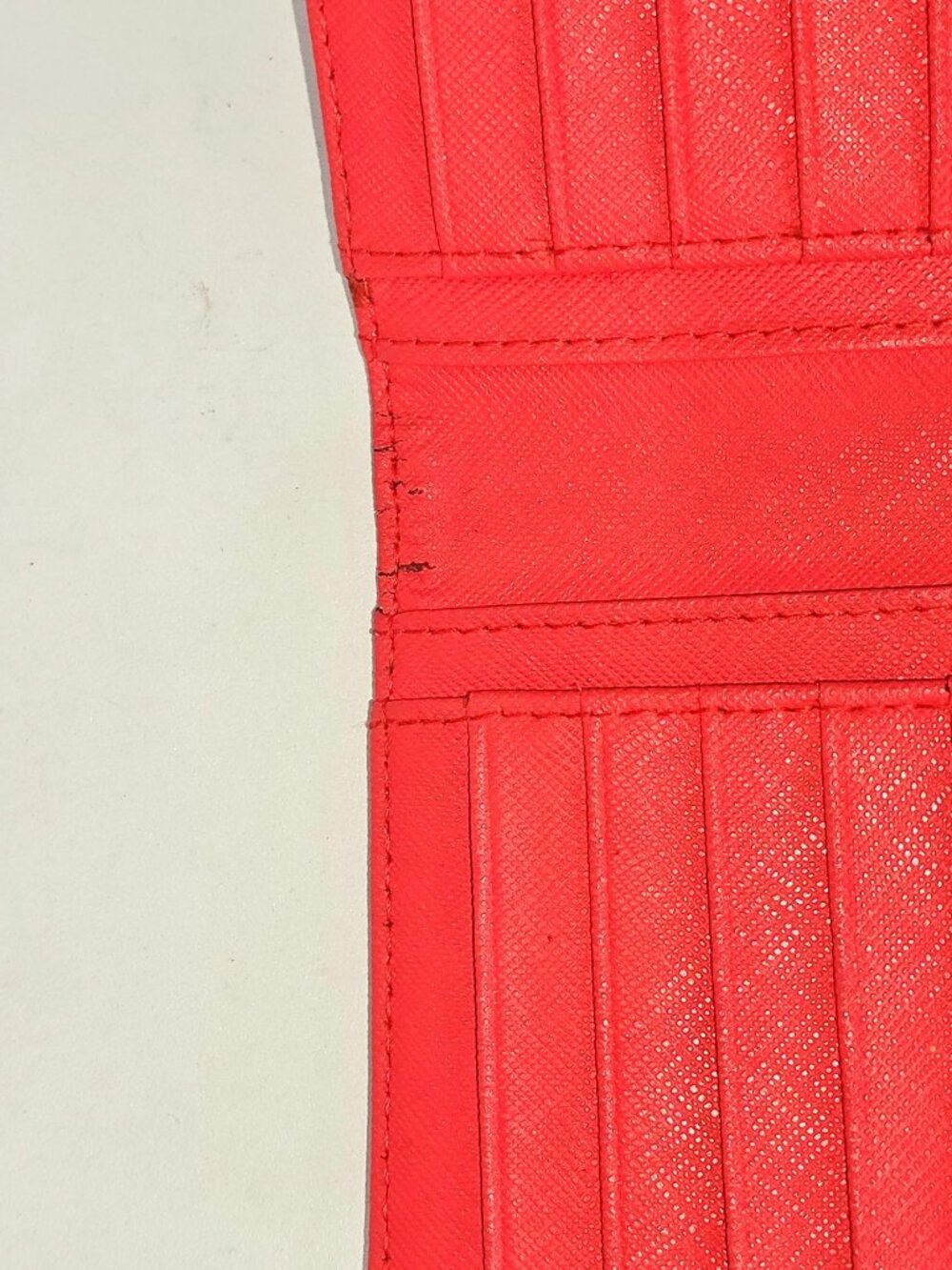 Kate Spade Women's Geranium Saffiano Leather Wallet Newbury Lane Stacy 292 - Picture 7 of 12